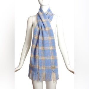 Burberry Blue Plaid Scarf